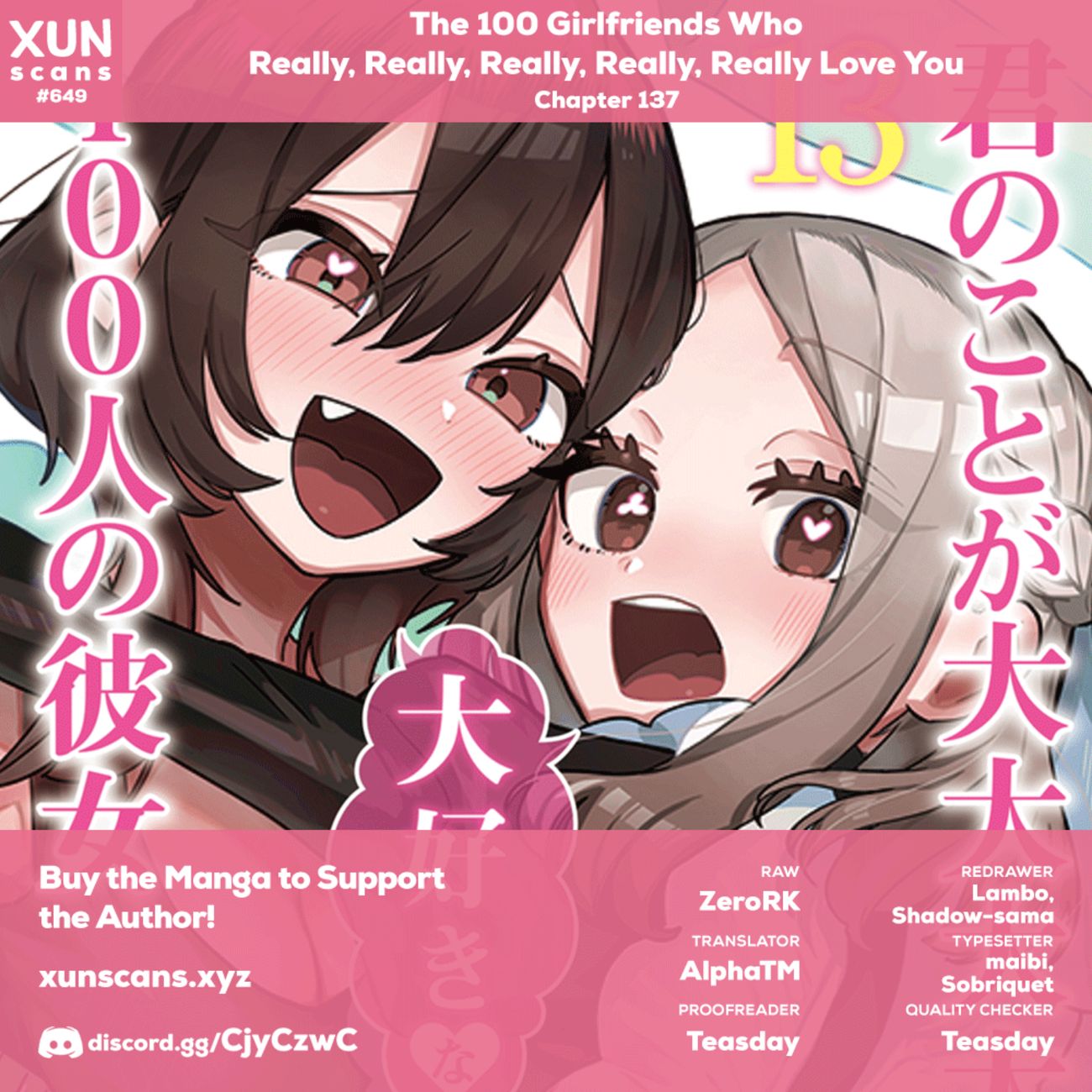 The 100 Girlfriends Who Really, Really, Really, Really, Really Love You - Chapter 137 Page 1