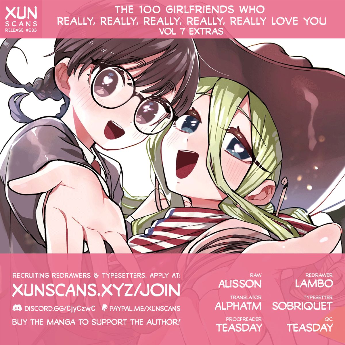 The 100 Girlfriends Who Really, Really, Really, Really, Really Love You - Chapter 59.5 Page 1