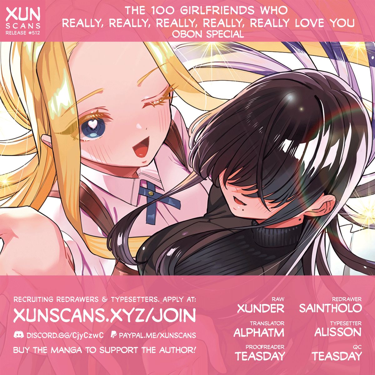 The 100 Girlfriends Who Really, Really, Really, Really, Really Love You - Chapter 67.5 Page 1